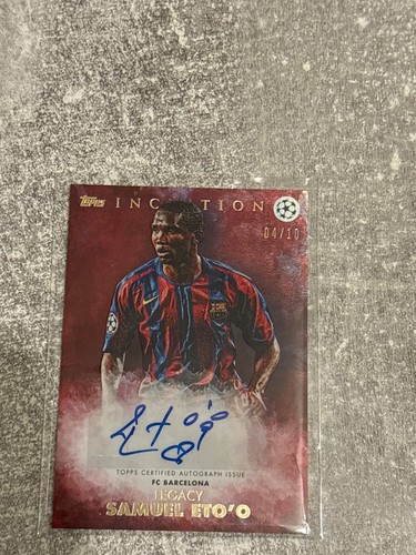 Topps samuel etoo inception - topps,