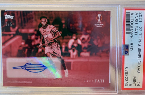 Ansu fati 2021 topps - ansu,